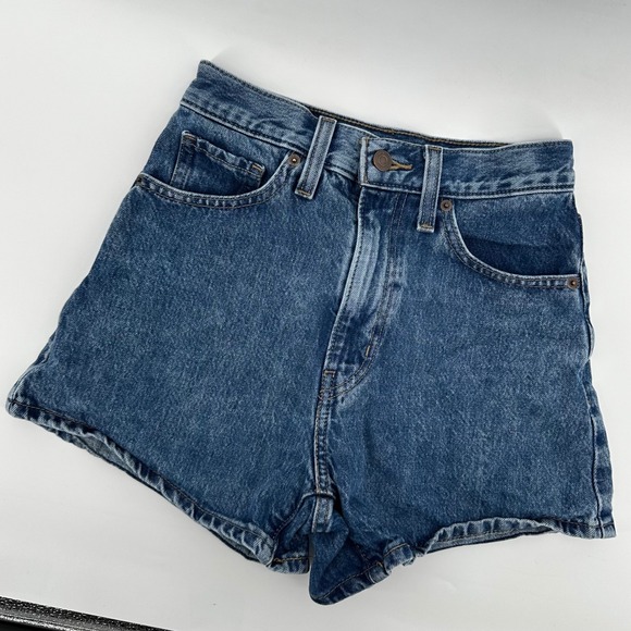 Levi Strauss & Co. Pants - Levi's‎ Womens High Waisted Mom Shorts Denim Blue Size 24 Vintage Style